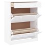 ALTA shoe cabinet solid white pine wood 77x35x96 cm by vidaXL, Shoe racks and shoe organizers - Ref: Foro24-353924, Price: 13...