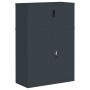 Anthracite gray steel filing cabinet 90x40x130 cm by vidaXL, Lockers and storage cabinets - Ref: Foro24-3188329, Price: 294,9...