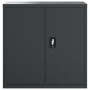 Anthracite gray steel filing cabinet 90x40x130 cm by vidaXL, Lockers and storage cabinets - Ref: Foro24-3188329, Price: 294,9...