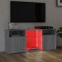 TV cabinet with LED lights Sonoma gray 120x30x50 cm by vidaXL, TV Furniture - Ref: Foro24-815715, Price: 101,85 €, Discount: %