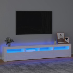 TV stand with bright white LED lights 210x35x40 cm by vidaXL, TV Furniture - Ref: Foro24-3152734, Price: 190,49 €, Discount: %