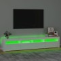 TV stand with bright white LED lights 210x35x40 cm by vidaXL, TV Furniture - Ref: Foro24-3152734, Price: 194,24 €, Discount: %