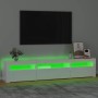 TV-Schrank mit strahlend weißen LED-Leuchten 195x35x40 cm von vidaXL, TV-Möbel - Ref: Foro24-3152742, Preis: 198,99 €, Rabatt: %