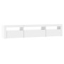 TV cabinet with bright white LED lights 195x35x40 cm by vidaXL, TV Furniture - Ref: Foro24-3152742, Price: 201,34 €, Discount: %