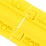 Rampa protectora de cables de suelo 4 uds amarillo 98,5 cm de vidaXL, Señales de carretera y tráfico - Ref: Foro24-150969, Pr...