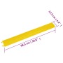 Floor cable protector ramp 4 pcs yellow 98.5 cm by vidaXL, Road and traffic signs - Ref: Foro24-150969, Price: 37,69 €, Disco...