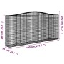 Gabion baskets 10 units, arched shape, iron, 400x50x180/200cm. by vidaXL, Pots and planters - Ref: Foro24-3146016, Price: 2,0...