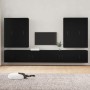 8-piece black plywood TV furniture set by vidaXL, TV Furniture - Ref: Foro24-3188855, Price: 416,22 €, Discount: %