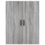 Aparador alto madera contrachapada gris sonoma 69,5x34x180 cm de vidaXL, Aparadores - Ref: Foro24-3195857, Precio: 175,79 €, ...