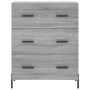 Aparador alto madera contrachapada gris sonoma 69,5x34x180 cm de vidaXL, Aparadores - Ref: Foro24-3195857, Precio: 175,79 €, ...