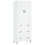 Tall white plywood sideboard 69.5x34x180 cm by vidaXL, Sideboards - Ref: Foro24-3195859, Price: 166,60 €, Discount: %