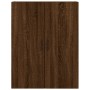 Aparador alto madera contrachapada marrón roble 69,5x34x180 cm de vidaXL, Aparadores - Ref: Foro24-3195866, Precio: 170,48 €,...