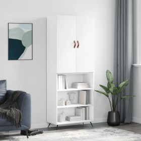 Tall white plywood sideboard 69.5x34x180 cm by vidaXL, Sideboards - Ref: Foro24-3196043, Price: 124,63 €, Discount: %