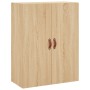 Aparador alto madera contrachapada color roble 69,5x34x180 cm de vidaXL, Aparadores - Ref: Foro24-3196046, Precio: 123,99 €, ...