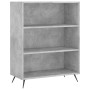 Aparador alto madera contrachapada gris hormigón 69,5x34x180 cm de vidaXL, Aparadores - Ref: Foro24-3196047, Precio: 128,02 €...