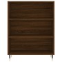 Aparador alto madera contrachapada marrón roble 69,5x34x180 cm de vidaXL, Aparadores - Ref: Foro24-3196058, Precio: 119,99 €,...