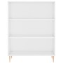 Aparador alto madera contrachapada blanco brillo 69,5x34x180 cm de vidaXL, Aparadores - Ref: Foro24-3196061, Precio: 131,38 €...