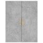 Aparador alto madera contrachapada gris hormigón 69,5x34x180 cm de vidaXL, Aparadores - Ref: Foro24-3196063, Precio: 131,07 €...