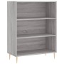 Aparador alto madera contrachapada gris sonoma 69,5x34x180 cm de vidaXL, Aparadores - Ref: Foro24-3196065, Precio: 127,22 €, ...