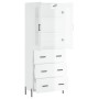 High glossy white plywood sideboard 69.5x34x180 cm by vidaXL, Sideboards - Ref: Foro24-3198411, Price: 205,83 €, Discount: %