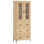 High oak-colored plywood sideboard 69.5x34x180 cm by vidaXL, Sideboards - Ref: Foro24-3198412, Price: 184,99 €, Discount: %