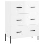 High glossy white plywood sideboard 69.5x34x180 cm by vidaXL, Sideboards - Ref: Foro24-3198411, Price: 205,83 €, Discount: %