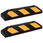 Reflective parking bumpers 2 units 56x15x10 cm by vidaXL, Parking signs and fords - Ref: Foro24-150982, Price: 58,35 €, Disco...