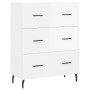 High glossy white plywood sideboard 69.5x34x180 cm by vidaXL, Sideboards - Ref: Foro24-3198419, Price: 194,37 €, Discount: %