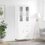 Tall white plywood sideboard 69.5x34x180 cm by vidaXL, Sideboards - Ref: Foro24-3198449, Price: 196,78 €, Discount: %