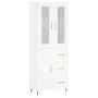 Tall white plywood sideboard 69.5x34x180 cm by vidaXL, Sideboards - Ref: Foro24-3198449, Price: 196,78 €, Discount: %