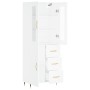 Tall white plywood sideboard 69.5x34x180 cm by vidaXL, Sideboards - Ref: Foro24-3198449, Price: 196,78 €, Discount: %