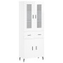 High glossy white plywood sideboard 69.5x34x180 cm by vidaXL, Sideboards - Ref: Foro24-3198547, Price: 178,99 €, Discount: %