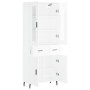 High glossy white plywood sideboard 69.5x34x180 cm by vidaXL, Sideboards - Ref: Foro24-3198547, Price: 178,99 €, Discount: %