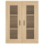 Aparador alto madera contrachapada color roble 69,5x34x180 cm de vidaXL, Aparadores - Ref: Foro24-3198548, Precio: 159,99 €, ...