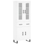 Tall white plywood sideboard 69.5x34x180 cm by vidaXL, Sideboards - Ref: Foro24-3198553, Price: 205,11 €, Discount: %