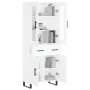 Tall white plywood sideboard 69.5x34x180 cm by vidaXL, Sideboards - Ref: Foro24-3198553, Price: 205,11 €, Discount: %