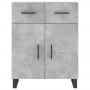 Concrete gray plywood tall sideboard 69.5x34x180 cm by vidaXL, Sideboards - Ref: Foro24-3198557, Price: 194,45 €, Discount: %