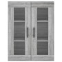 Aparador alto madera contrachapada gris sonoma 69,5x34x180 cm de vidaXL, Aparadores - Ref: Foro24-3198559, Precio: 197,62 €, ...