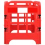 Verkehrsbarrieren 4 Stück rot 75x75x100 cm von vidaXL, Straßen- und Verkehrszeichen - Ref: Foro24-150987, Preis: 137,99 €, Ra...