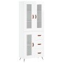 Tall white glossy plywood sideboard 69.5x34x180 cm by vidaXL, Sideboards - Ref: Foro24-3198571, Price: 183,68 €, Discount: %