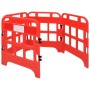 Verkehrsbarrieren 4 Stück rot 75x75x100 cm von vidaXL, Straßen- und Verkehrszeichen - Ref: Foro24-150987, Preis: 137,99 €, Ra...