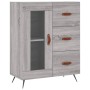 High sideboard sonoma gray plywood 69.5x34x180 cm by vidaXL, Sideboards - Ref: Foro24-3198575, Price: 172,99 €, Discount: %