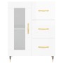 High glossy white plywood sideboard 69.5x34x180 cm by vidaXL, Sideboards - Ref: Foro24-3198579, Price: 200,51 €, Discount: %