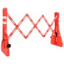 Red folding traffic barrier 210x50x105 cm by vidaXL, Road and traffic signs - Ref: Foro24-150989, Price: 160,85 €, Discount: %