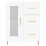 Tall white plywood sideboard 69.5x34x180 cm by vidaXL, Sideboards - Ref: Foro24-3198585, Price: 185,23 €, Discount: %