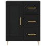 Aparador alto madera contrachapada negro 69,5x34x180 cm de vidaXL, Aparadores - Ref: Foro24-3198586, Precio: 172,34 €, Descue...