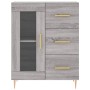 Aparador alto madera contrachapada gris sonoma 69,5x34x180 cm de vidaXL, Aparadores - Ref: Foro24-3198591, Precio: 178,17 €, ...