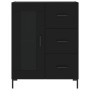 Aparador alto madera contrachapada negro 69,5x34x180 cm de vidaXL, Aparadores - Ref: Foro24-3198594, Precio: 185,99 €, Descue...