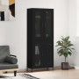 Aparador alto madera contrachapada negro 69,5x34x180 cm de vidaXL, Aparadores - Ref: Foro24-3198602, Precio: 192,73 €, Descue...