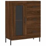 Tall oak brown plywood sideboard 69.5x34x180 cm by vidaXL, Sideboards - Ref: Foro24-3198608, Price: 199,70 €, Discount: %